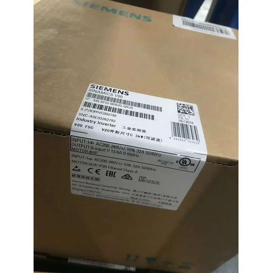 Частотный преобразователь 6SL3210-5BB23-0AV0 SIEMENS SINAMICS Rated Power
