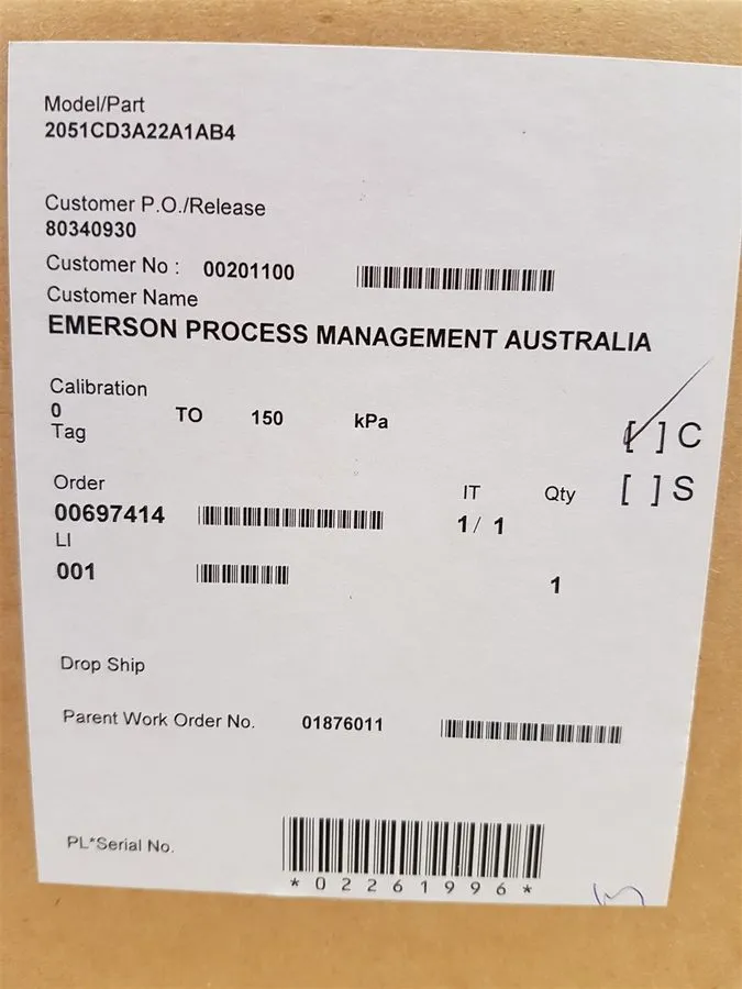 Датчик давления Rosemount 2051CD3A22A1AB4 Pressure Transmitter 10.5-42.4VDC 4-20 — фото лота 2