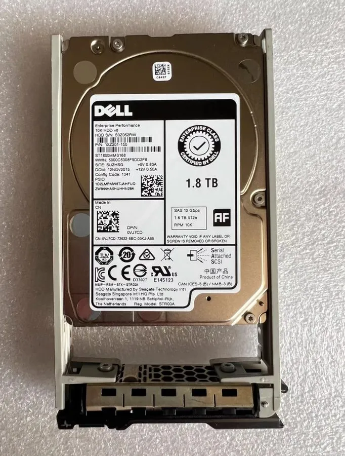 Жёсткий диск VJ7CD 0VJ7CD ST1800MM0168 Dell 1.8TB 10K RPM 12Gb/s 128MB 2.5"SAS H