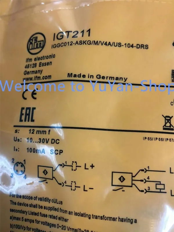 Датчик приближения IGT211 IFM Proximity Switch Sensor