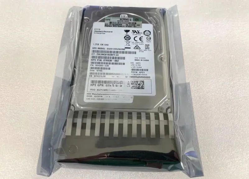 Жёсткий диск HPE 873036-001 B9F36B Storage 1.2TB 10K SAS 12G 2.5" Hard Drive HDD — фото лота 1