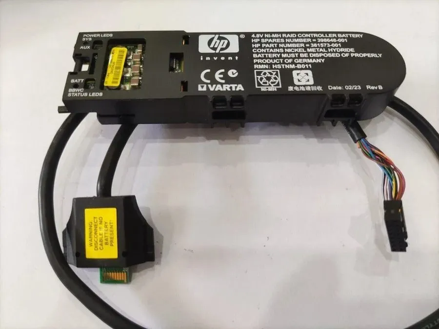 Батарея 2024 date HP 381573-001 398648-001 P400 P600 P800 4.8V Ni-MH RAID Batter
