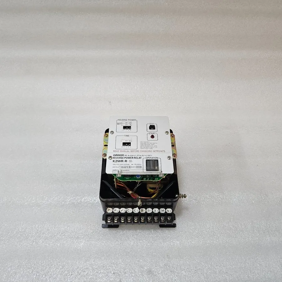 Реле защиты OMRON K2WR-R-S5 REVERSE POWER RELAY 88KW 100–220V GENERATOR PROTECTI — фото лота 2
