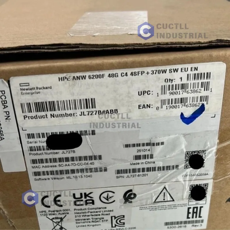 Коммутатор HPE JL727B Aruba 6200F 48G Class4 PoE 4SFP+ 370W Switch