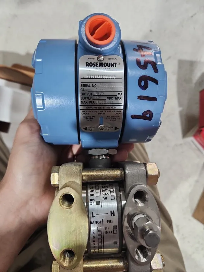 Датчик давления Rosemount 1151 GP8E22B3E5 ALPHALINE Pressure Transmitter 1000PSI — фото лота 1