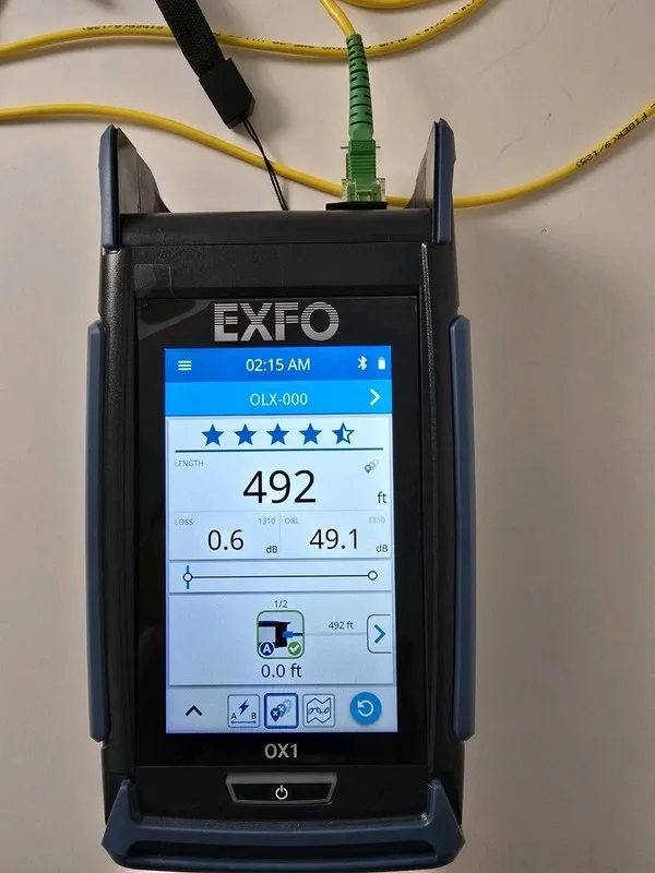 Тестер EXFO OX1-PRO-MI 1310 1550 Fiber Optic Explorer OTDR + EXFO FIP-435B-UPC