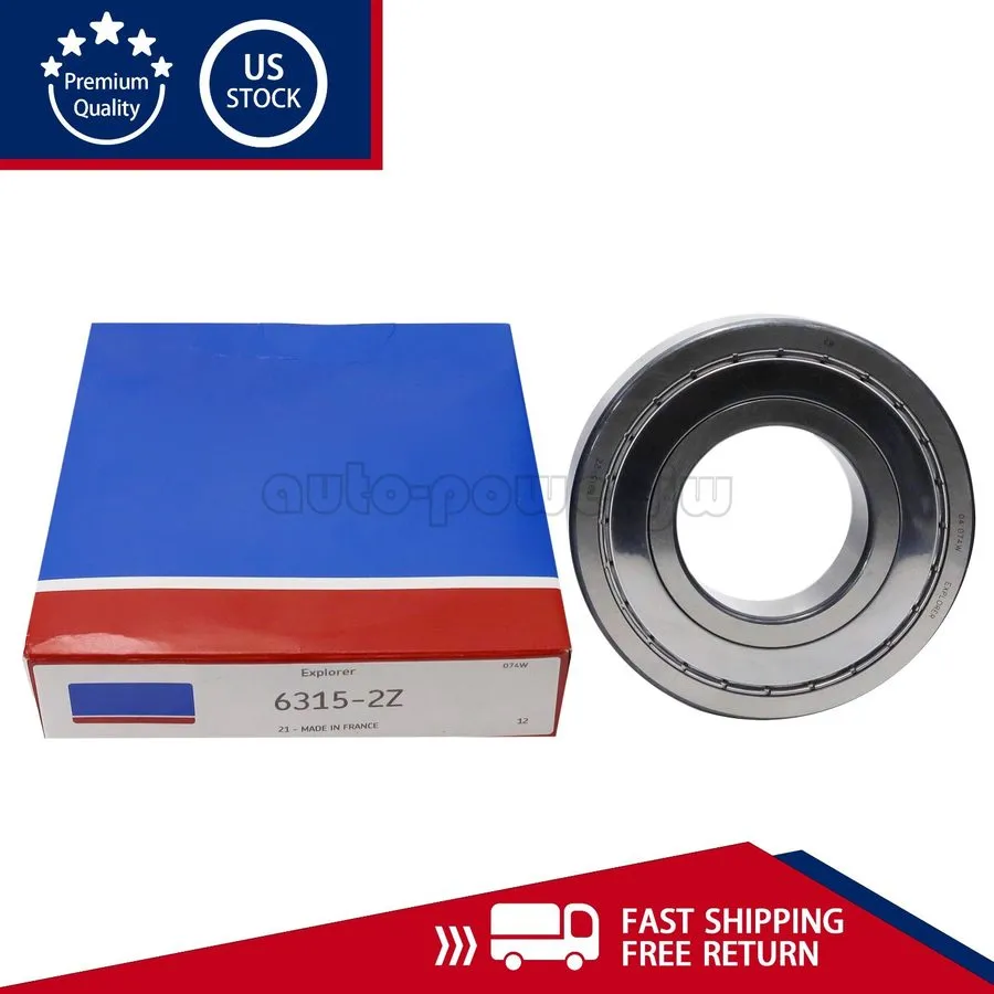 Подшипник SKF 6315-2Z Deep Groove Ball Bearing, 6315 2Z, 7316577297907, 75x160x3