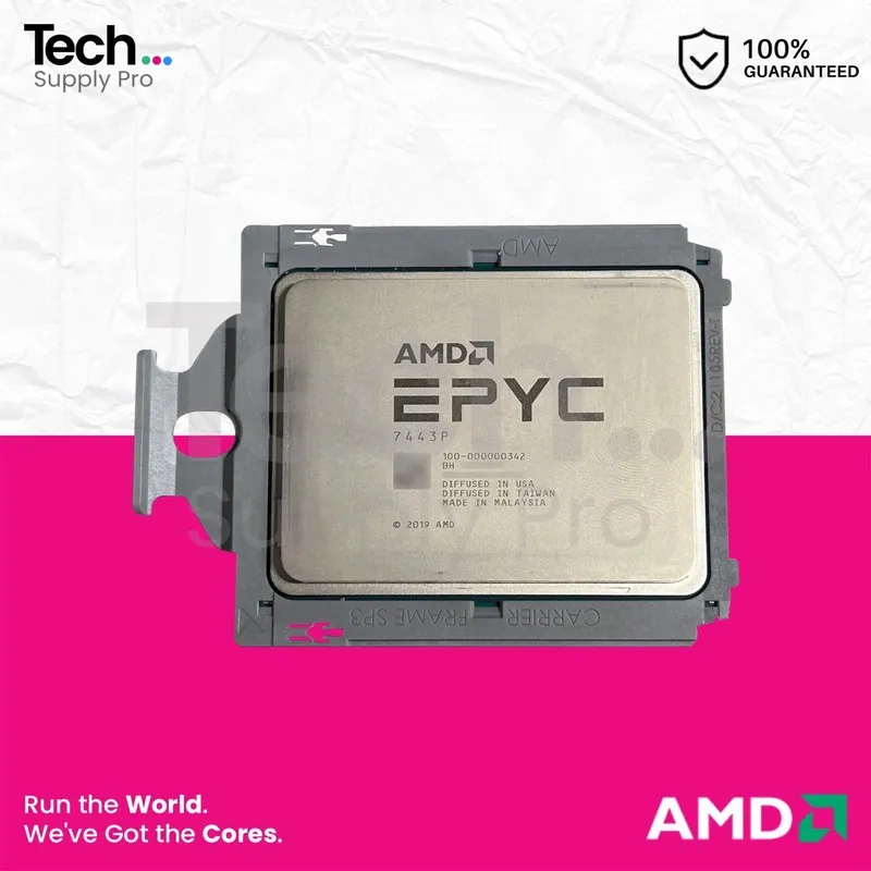 Процессор 100-000000342 Unlocked BULK AMD EPYC 7443P 2.85GHz 24-core 200W Proces