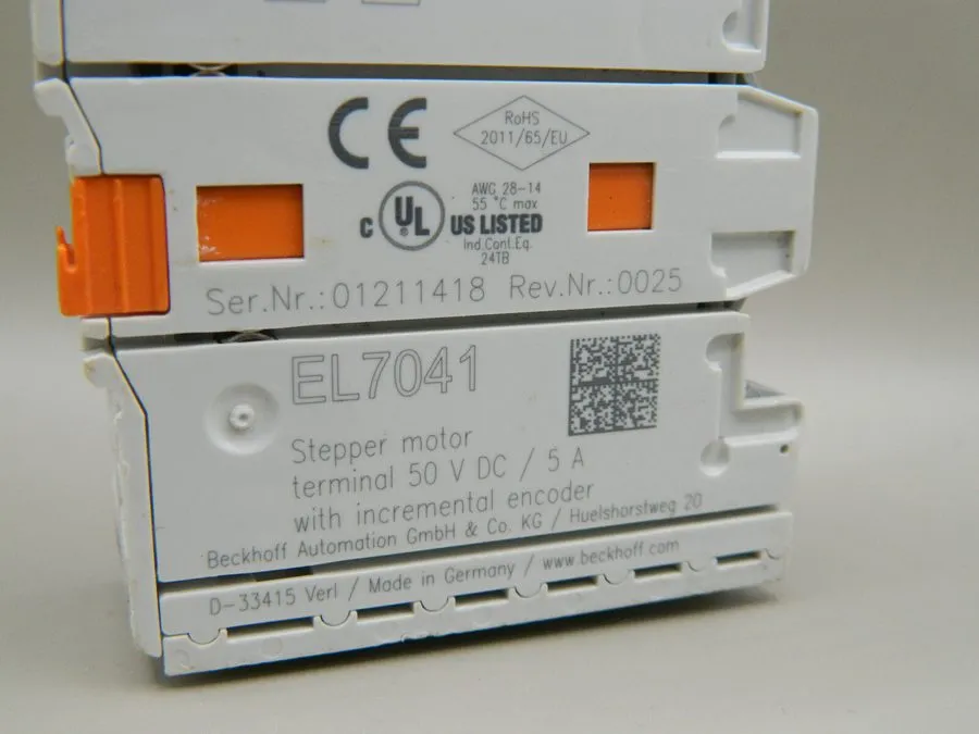 Модуль ввода-вывода Beckhoff EL7041 EtherCAT 1-Channel Stepper Motor Terminal (5