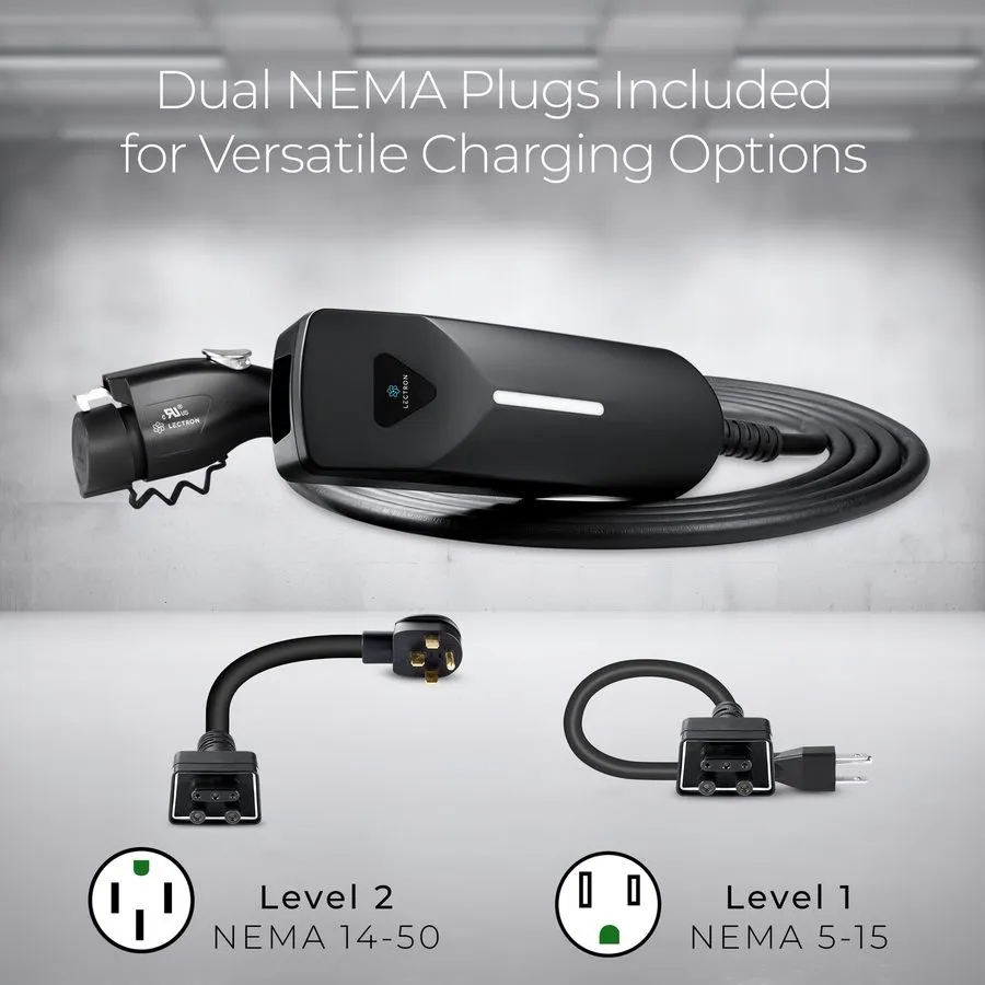 Аккумулятор Lectron Level 1/2 EV Charger (12A/40A) w/ NEMA 5-15 & 14-50 Dual Cha — фото лота 2