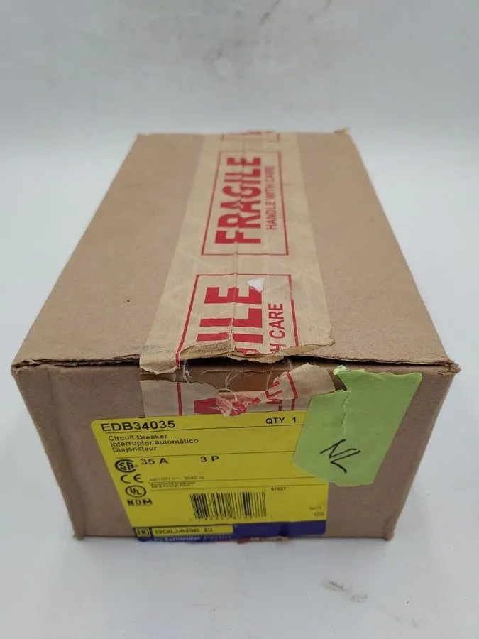 Автоматический выключатель SQUARE D EDB34035 EDB 3 POLE 35AMP 480v CIRCUIT BREAK