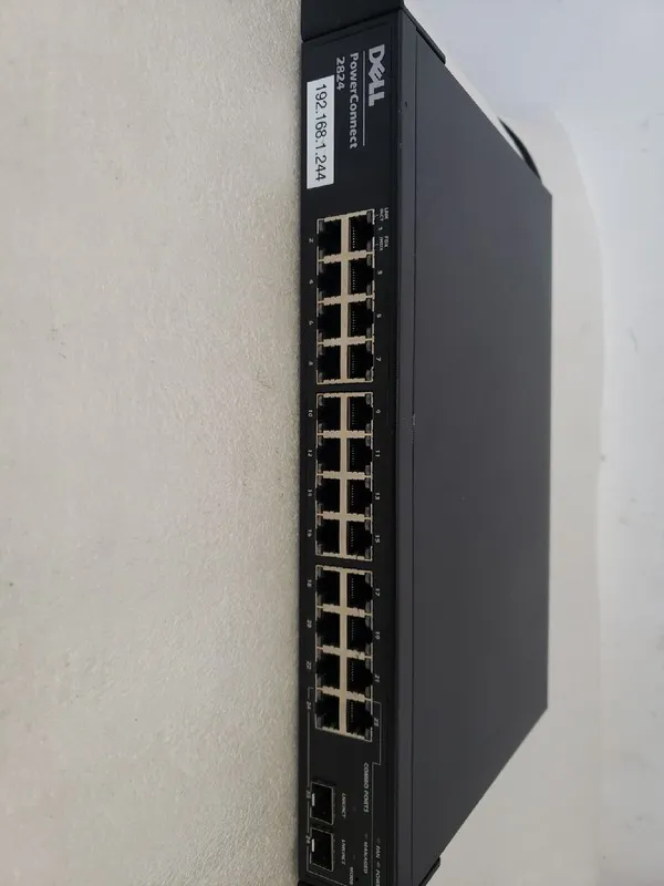 Коммутатор Dell PowerConnect 2824 Managed 24 Port 100-240Vac 60Hz