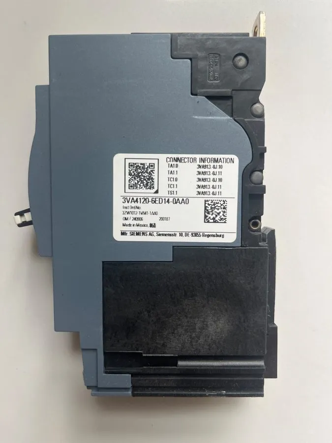 Автоматический выключатель SIEMENS 3VA4120 -6ED14-0AA0 single pole 20amp molded