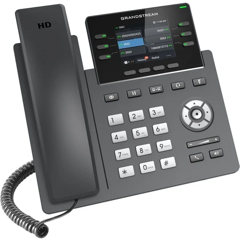Grandstream Networks GRP2613 3-Line IP Phone w/ Color LCD