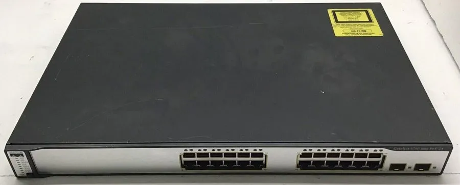 Коммутатор Cisco Catalyst (WS-C3750-24PS-S) POE 24-Ports Rack-Mountable Switch