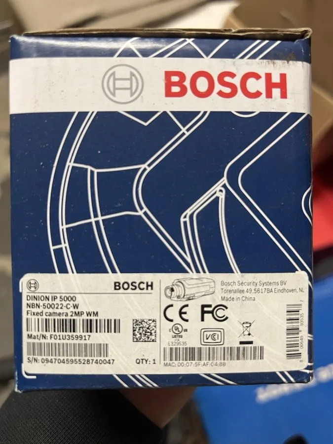 Камера Bosch DINION IP 5000 NBN-50022-C-W 2MP 1080p PoE IP Security Camera