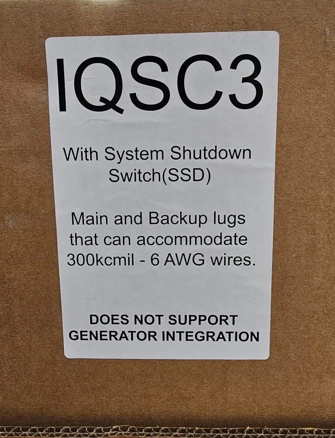 Генератор Enphase SC200D111C240US01 IQ System Controller 3 Systems w/o Generator — фото лота 2