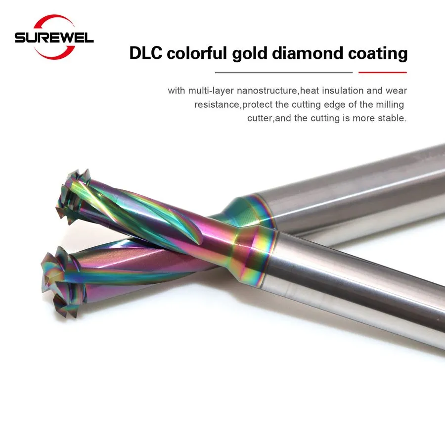Оборудование ЧПУ Multifunctional 3 in 1 thread milling cutter M1.6-M12 CNC Carbi