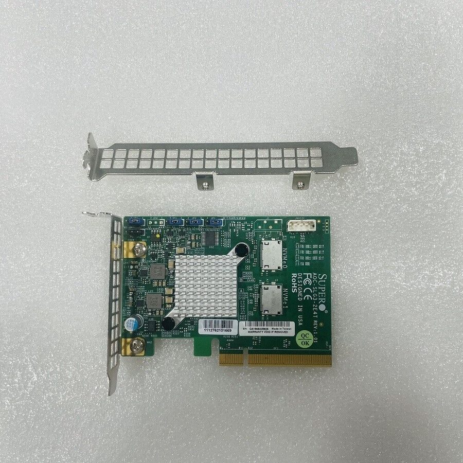 Кабель Supermicro AOC-SLG3-2E4T dual-Port Gen-3 Internal NVMe Host Bus Adapter