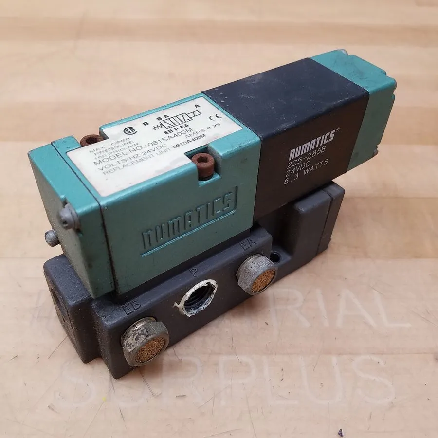 Пневмоклапан Numatics 081SS400M000061 Pneumatic Valve 24 VDC 225-285B (TSC)