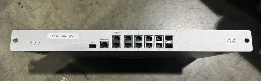 Маршрутизатор Cisco Meraki MX84-HW SECURITY APPLIANCE Network Switch