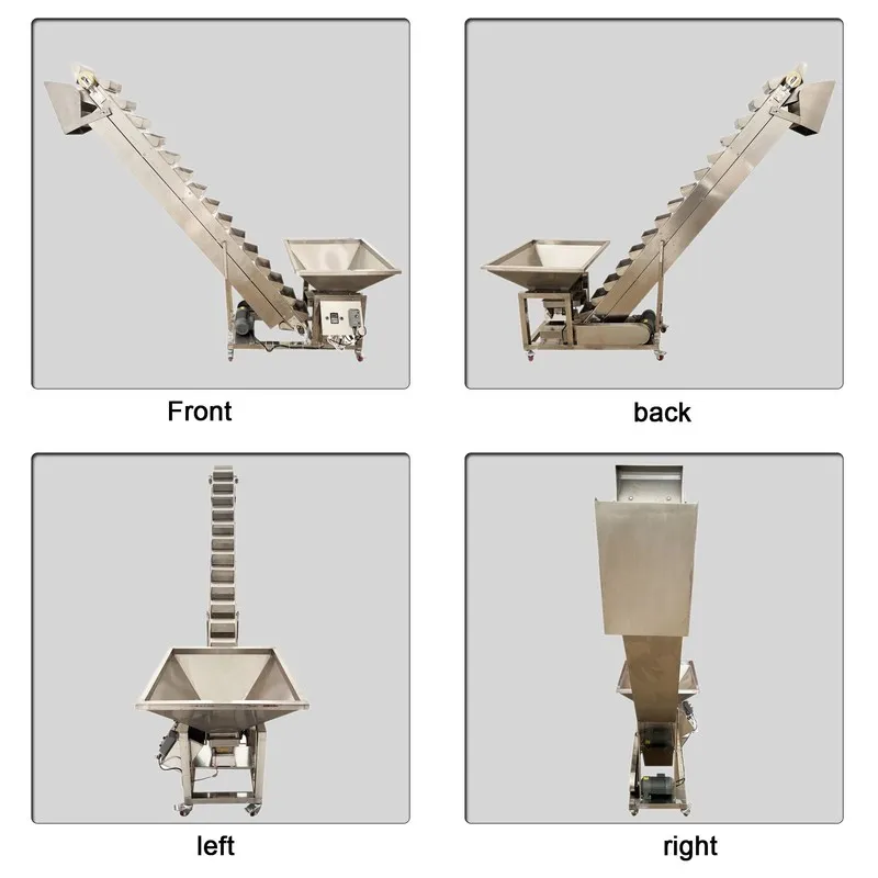Конвейер 220V 400W Bucket Elevator Granule Conveyor Feeder Z Type Feeding Machin — фото лота 2
