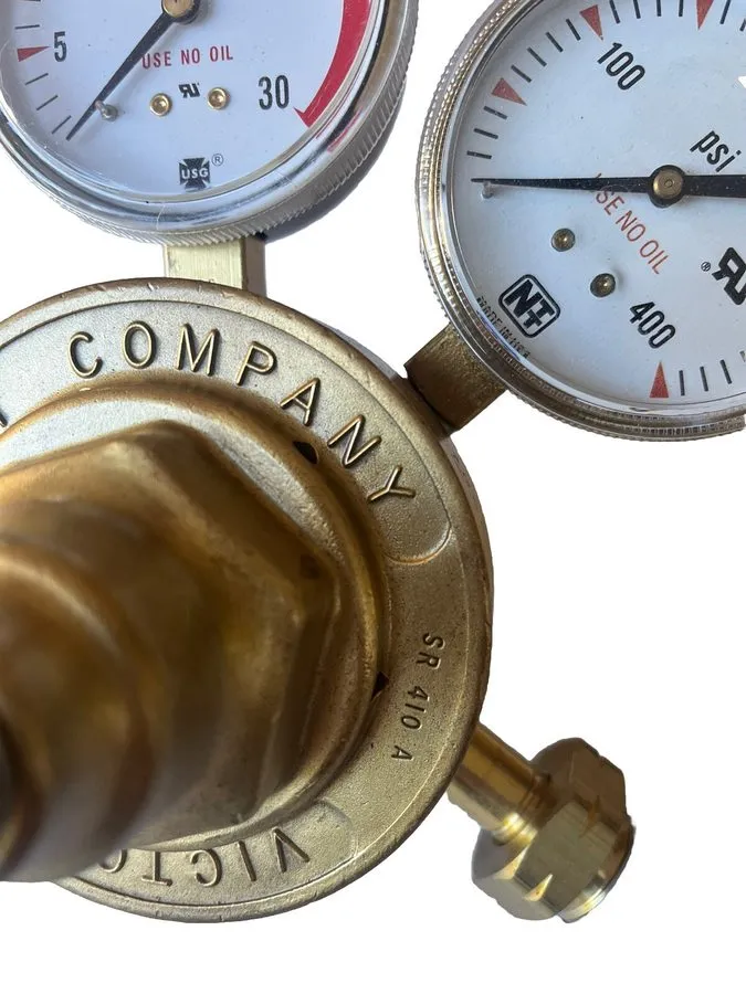Трубопроводная арматура Vtg Victor Oxygen Compressed Gas Pressure Regulator & Ga