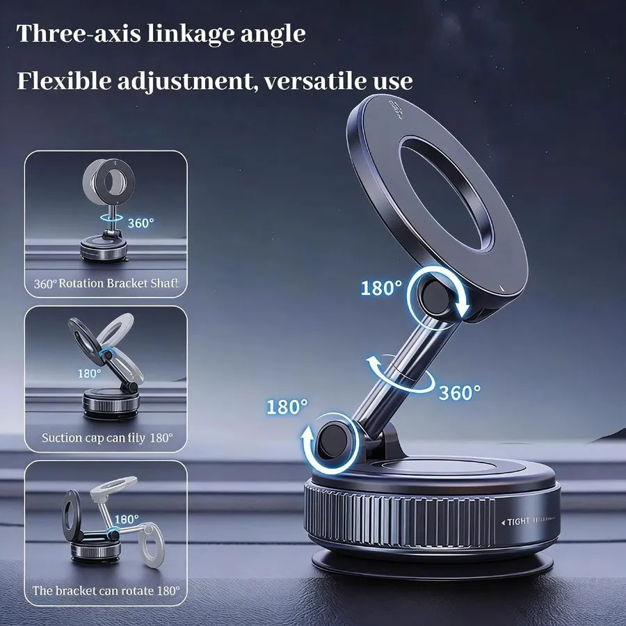 Вакуумная присоска Car Holder для Magsafe, Magnetic Car Mount with Strong Suctio — фото лота 2