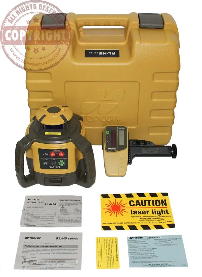 Нивелир Topcon RL-H5A Self-Leveling Rotary Laser Level with LS-80X Receiver