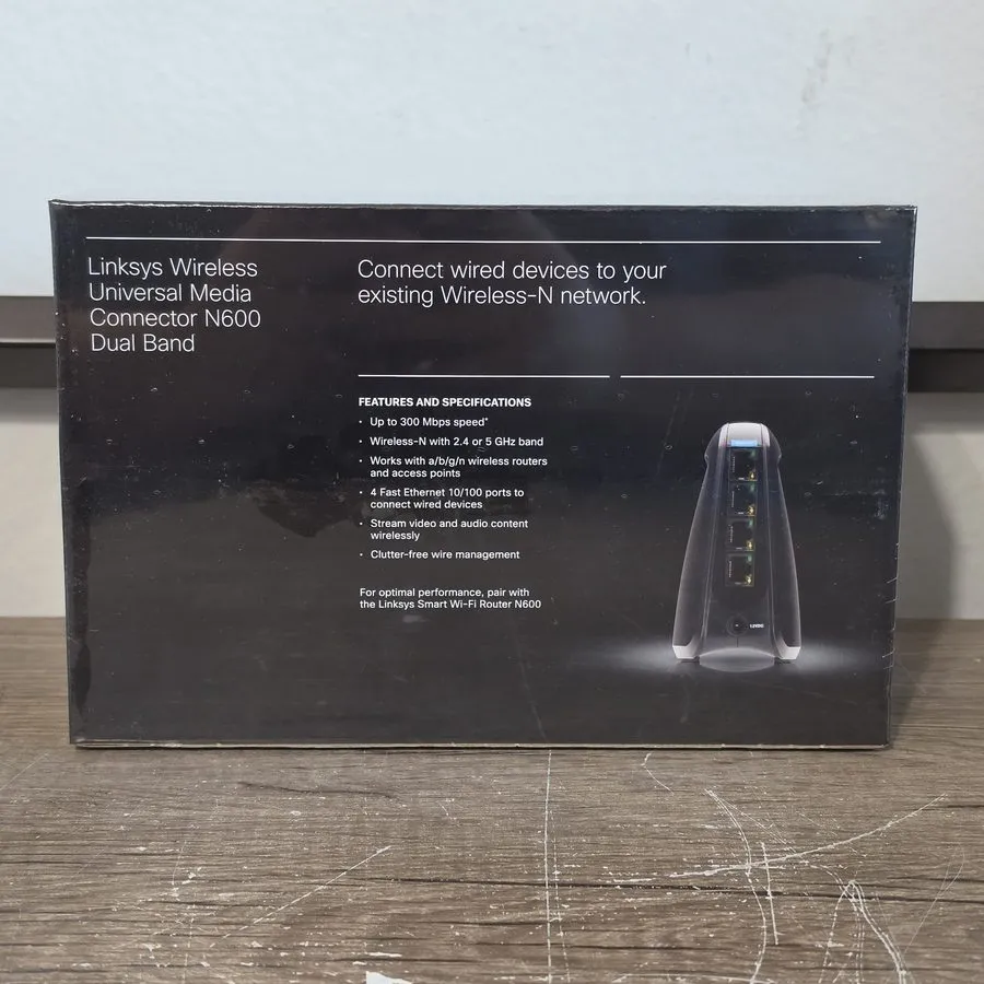 Коммутатор CISCO LINKSYS (WES610N) 4-PORT SWITCH DUAL BAND ENTERTAINMENT BRIDGE