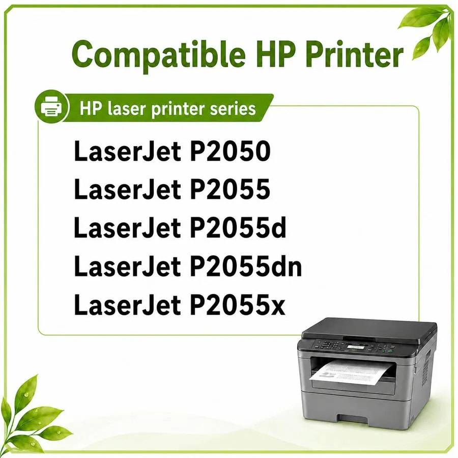 Лазерный принтер 6PK CE505X 05X BK Laser Toner Cartridge