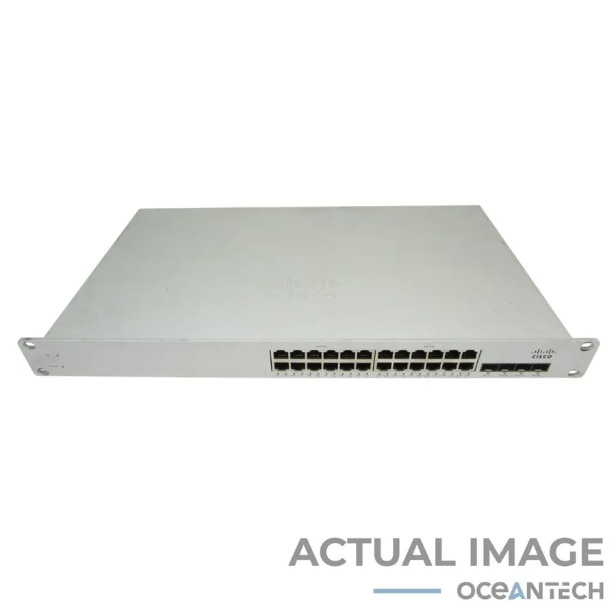 Коммутатор Cisco Meraki MS220-24P-HW 24-Port Gigabit PoE+ Switch 4x SFP 370W