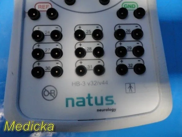 Медицинское оборудование 2016 Natus HB‑3 v32/v44 32‑Channel EEG Headbox REF 515‑ — фото лота 1