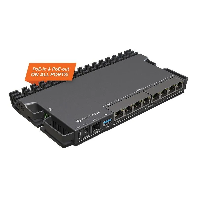 Маршрутизатор Mikrotik RB5009UPr+S+IN Wireless POE Router 4-core CPU 1000M Ether