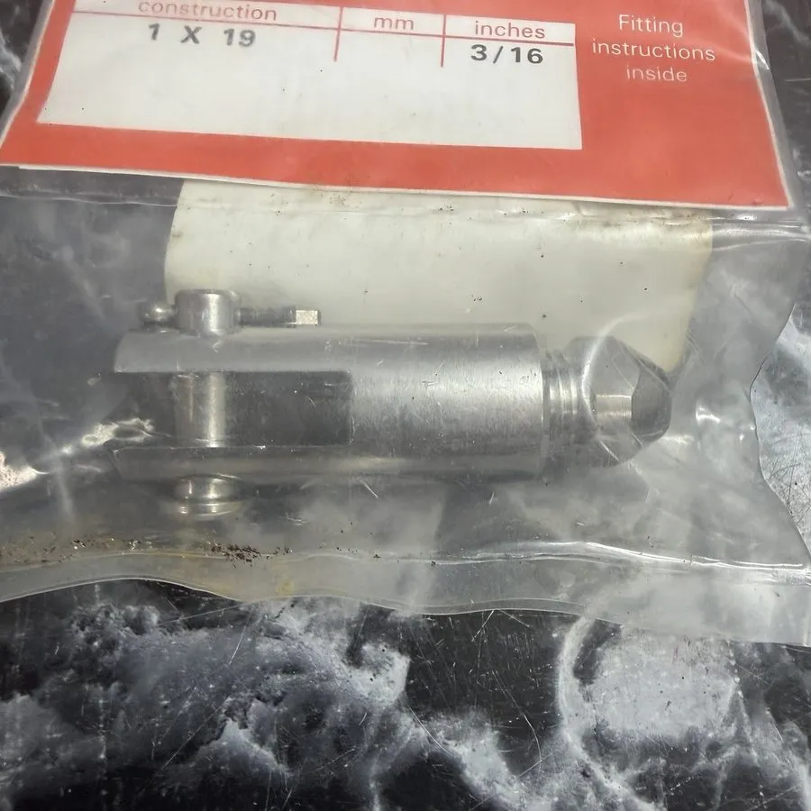 Складское оборудование Sta-Lok Swageless Fork Terminal 3/16" Wire x 5/16" Pin Ma — фото лота 2