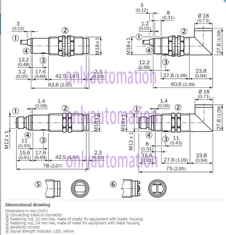 Датчик приближения SICK VTE18-3N2612 Photoelectric proximity sensor ,NPN