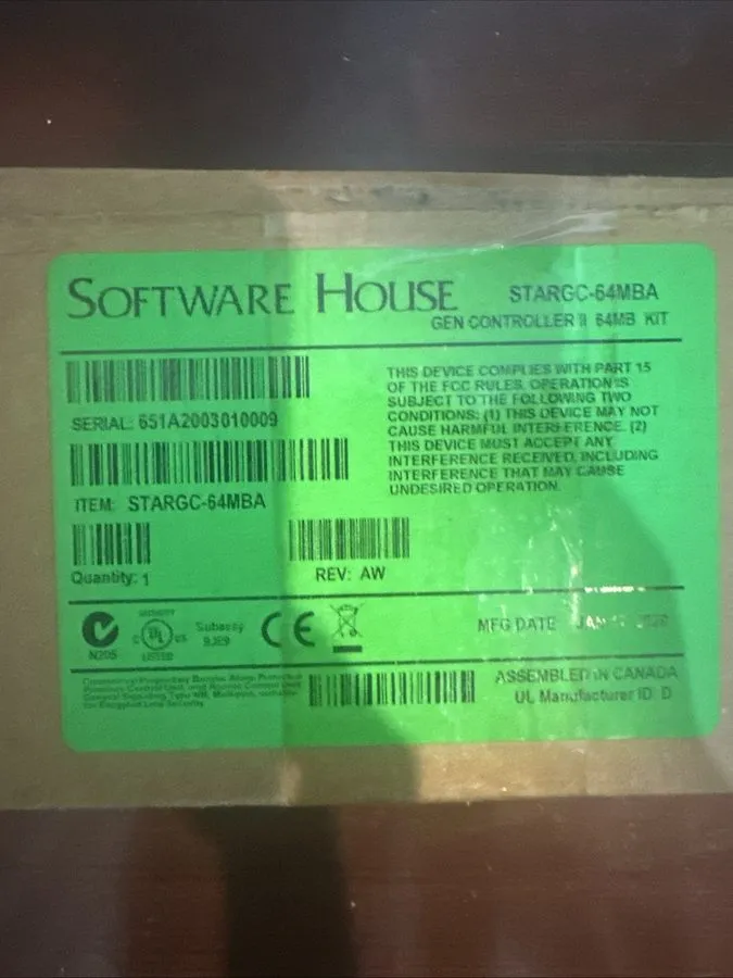 Оборудование видеонаблюдения Software House STARGC-64MBA
