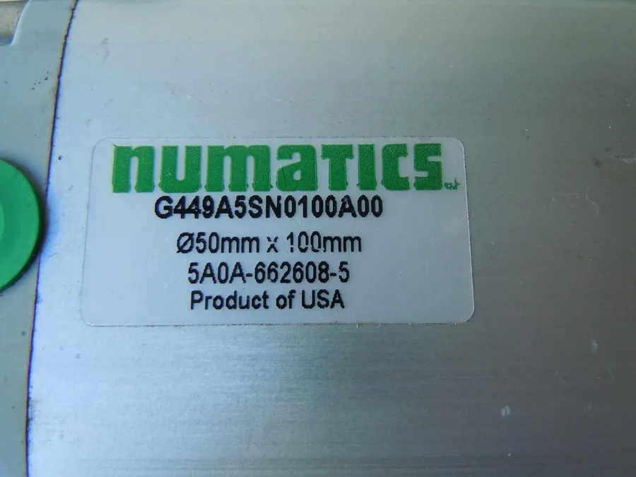 Пневмоцилиндр NUMATICS G449A5SN0100A00 ACTUATOR PNEUMATIC AIR CYLINDER ( SET OF  — фото лота 1