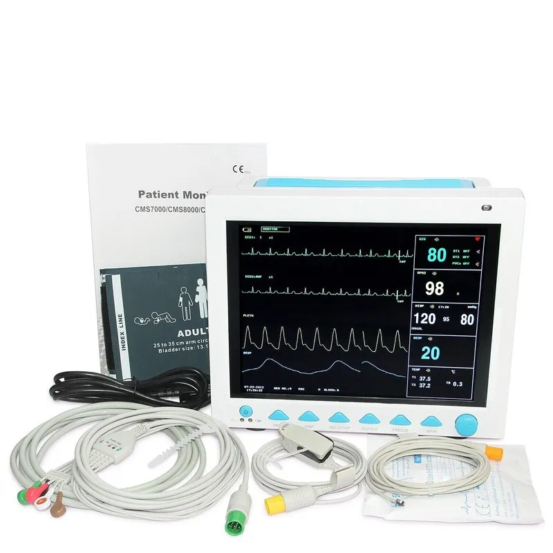 Монитор пациента CMS8000 Patient Monitor, Multi-parameter Vital Signs Monitor wi