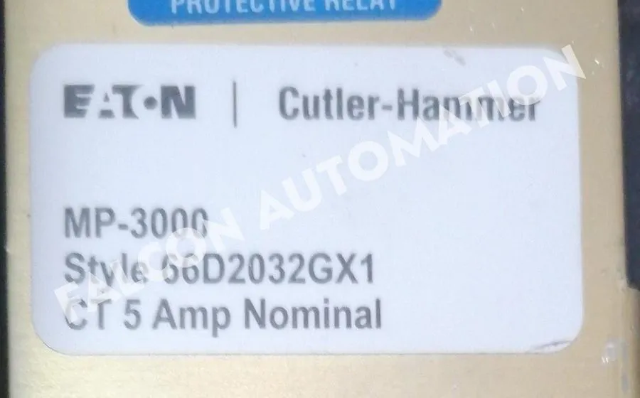 Реле защиты EATON MP3010 (MP-3000) FIXED CASE MOTOR PROTECTION RELAY