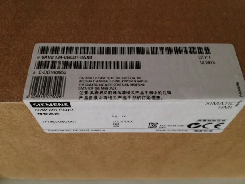 Панель оператора Siemens SIMATIC 6AV2 124-0GC01-0AX0 HMI TP700 Comfort Panel (Pa