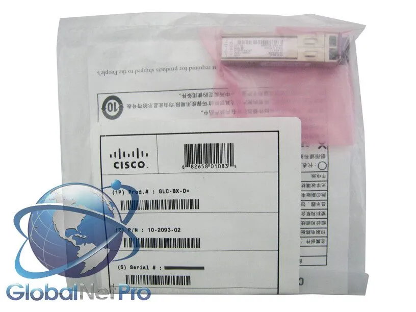 Трансивер Cisco GLC-BX-U 1000BASE-BX 1490NM SMF SFP Transceiver V03 10-2094-03