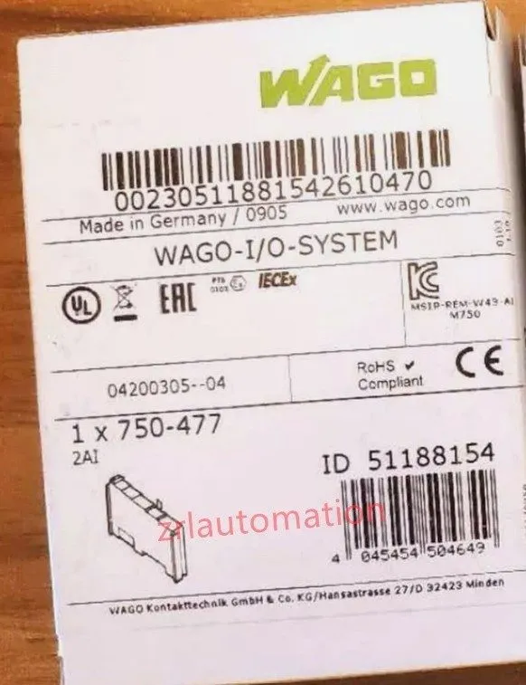 ПЛК Wago 750-477 Buscoupler DeviceNet Module PLC