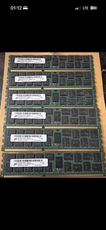 Модуль памяти Micron MT36KSF1G72PZ-1G4K1HE Micron 2x8GB PC3-10600 DDR3-1333MHz E