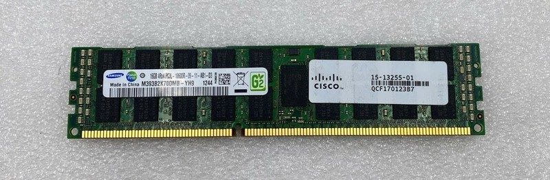Модуль памяти Samsung M393B2K70DMB-YH9 16GB DDR3L-10600R ECC RDIMM — фото лота 1