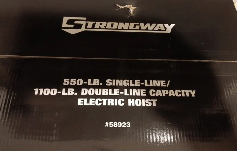 Таль Strongway 550lb Single-line/1100lb Double-line Capacity Electric Hoist
