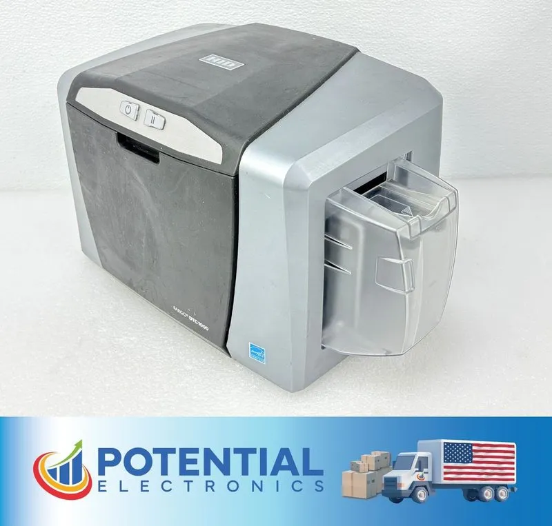 Принтер этикеток HID Fargo DTC1000 ID Card Printer USB Color Badge Printer Power