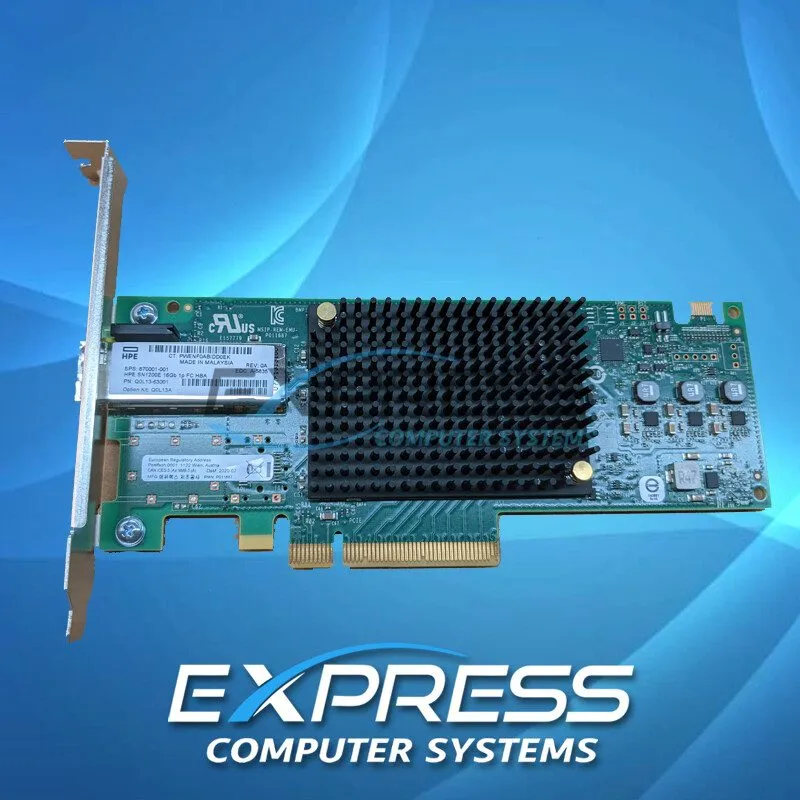 Контроллер HPE Q0L13A SN1200E 16Gb 1 Port FC Fibre Channel HBA 870001-001 W/16G 