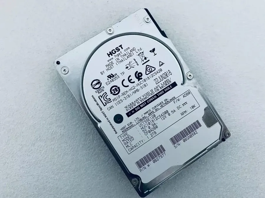 Сервер H.G.S.T 1.2TB HUC101812CS4200 10K 12Gb/s SAS 2.5'' Server Hard Drive