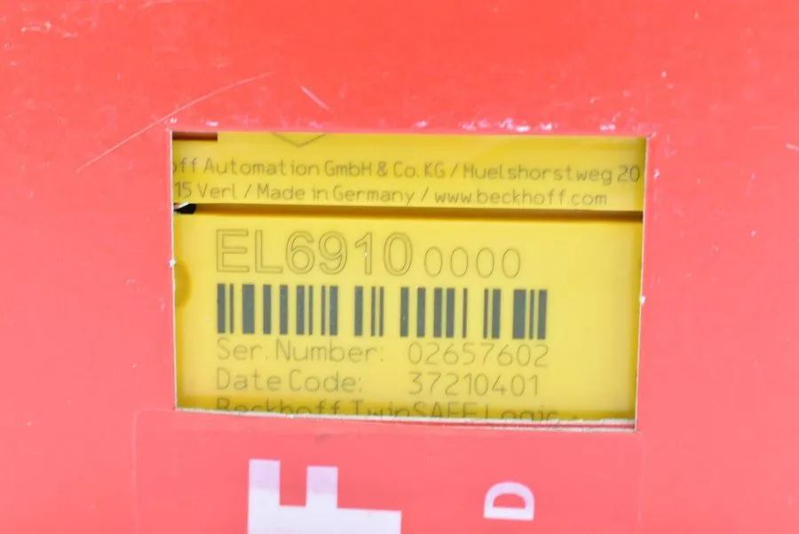 Модуль ввода-вывода EL6910 BECKHOFF EtherCAT Terminal